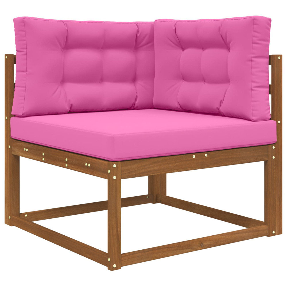 Produktbild för Utomhus Soffa Kudde 3 pcs Rosa Polyester
