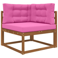Produktbild för Utomhus Soffa Kudde 3 pcs Rosa Polyester