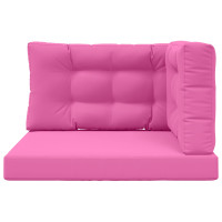 Produktbild för Utomhus Soffa Kudde 3 pcs Rosa Polyester