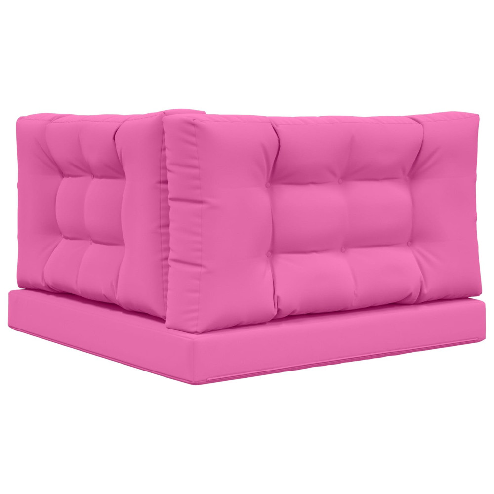 Produktbild för Utomhus Soffa Kudde 3 pcs Rosa Polyester