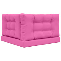 Produktbild för Utomhus Soffa Kudde 3 pcs Rosa Polyester