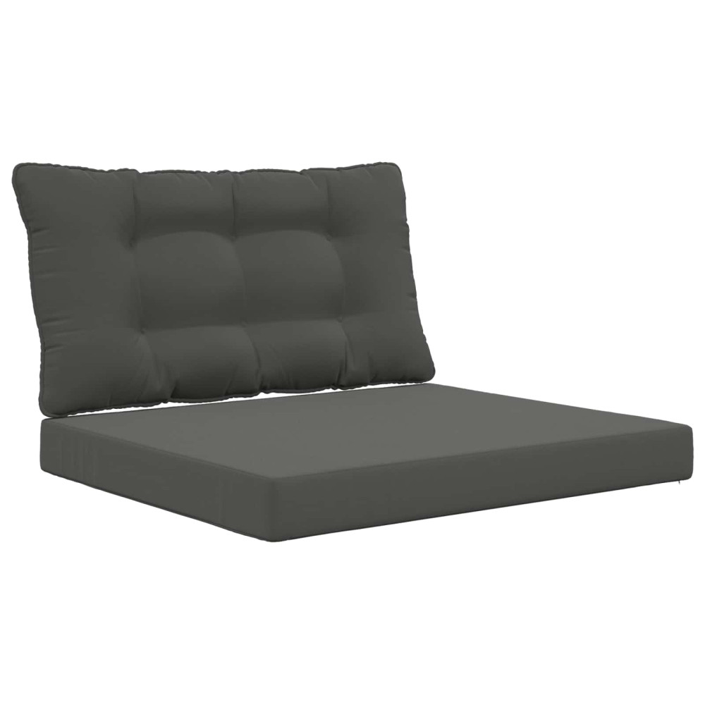 Produktbild för Utomhus Soffa Kudde 2 pcs Antracit Polyester