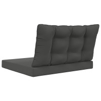 Produktbild för Utomhus Soffa Kudde 2 pcs Antracit Polyester