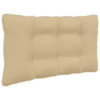 Produktbild för Utomhus Soffa Kudde 2 pcs Beige Polyester