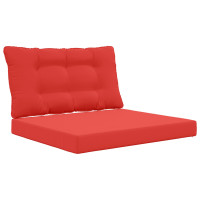 Produktbild för Utomhus Soffa Kudde 2 pcs Röd Polyester