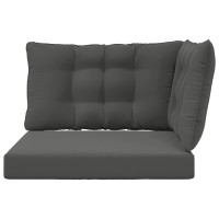 Produktbild för Utomhus Soffa Kudde 3 pcs Antracit Polyester