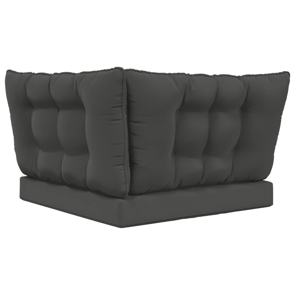 Produktbild för Utomhus Soffa Kudde 3 pcs Antracit Polyester