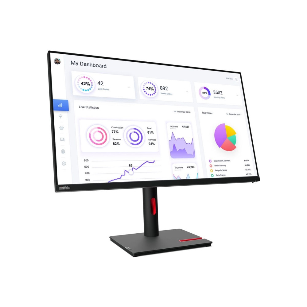 Produktbild för Lenovo ThinkVision T32p-30 - LED-skärm - 4K - 31.5"