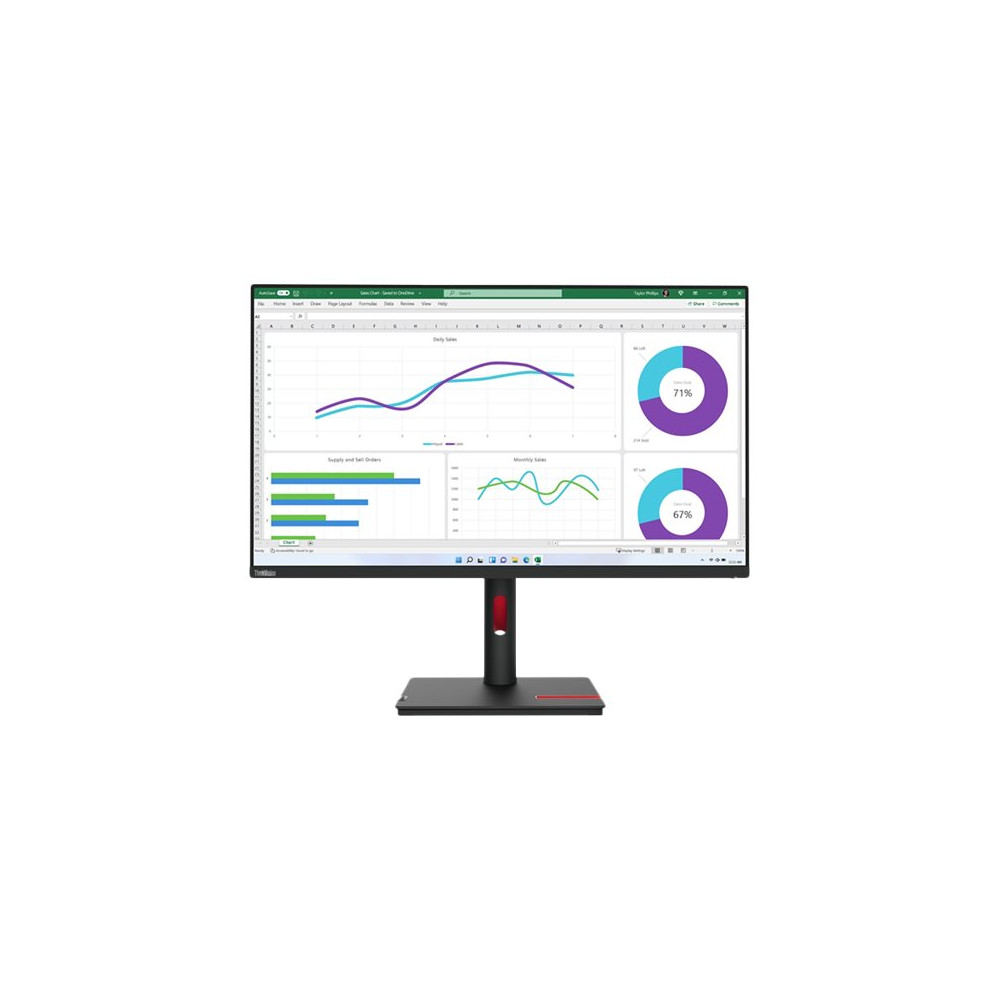 Produktbild för Lenovo ThinkVision T32p-30 - LED-skärm - 4K - 31.5"