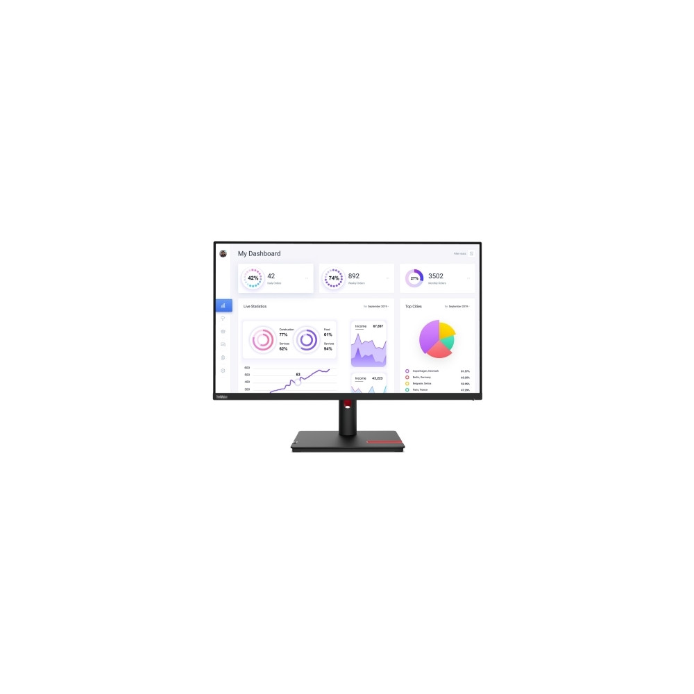 Produktbild för Lenovo ThinkVision T32p-30 - LED-skärm - 4K - 31.5"
