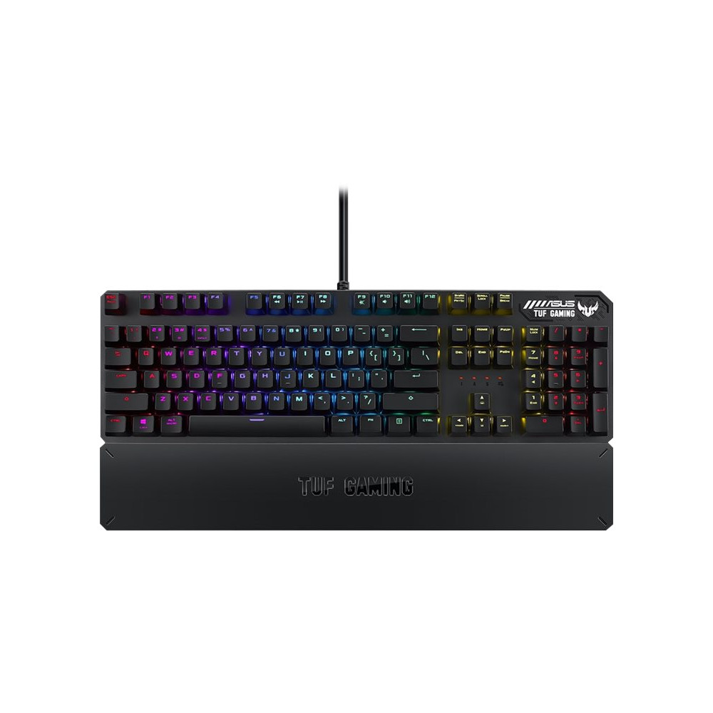 Produktbild för ASUS TUF Gaming K3 - tangentbord - amerikansk - grå kanonmetall Inmatningsenhet