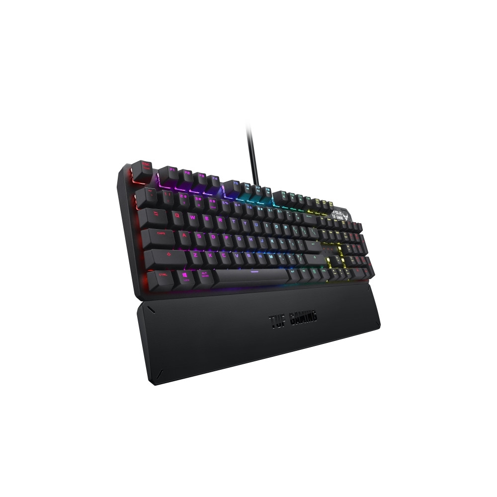 Produktbild för ASUS TUF Gaming K3 - tangentbord - amerikansk - grå kanonmetall Inmatningsenhet