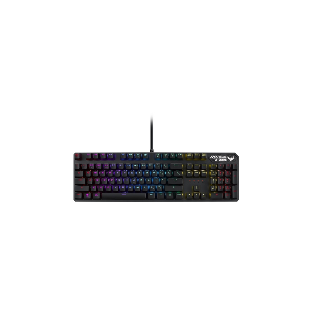 Produktbild för ASUS TUF Gaming K3 - tangentbord - amerikansk - grå kanonmetall Inmatningsenhet