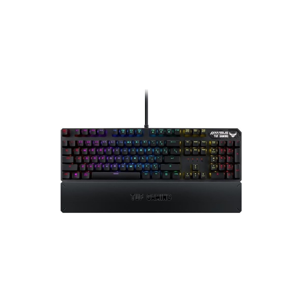 Produktbild för ASUS TUF Gaming K3 - tangentbord - amerikansk - grå kanonmetall Inmatningsenhet