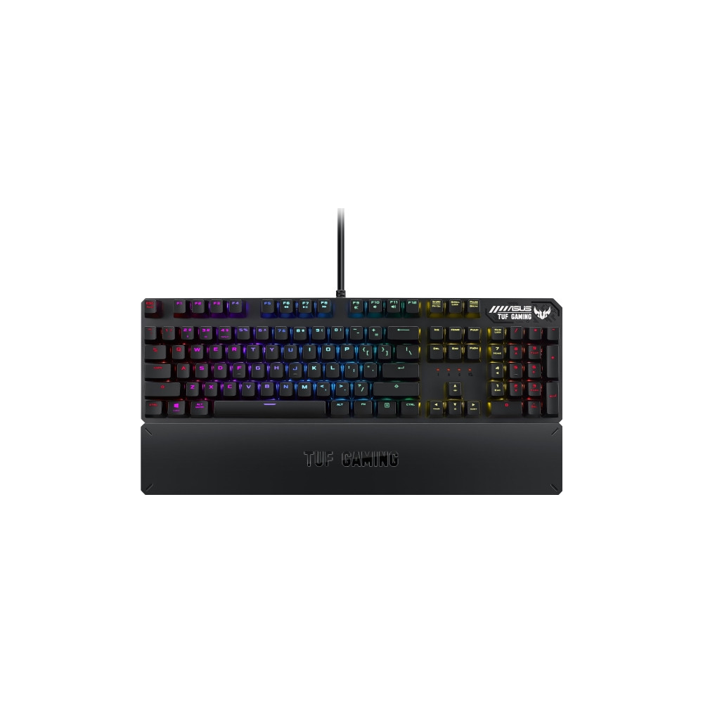 Produktbild för ASUS TUF Gaming K3 - tangentbord - amerikansk - grå kanonmetall Inmatningsenhet