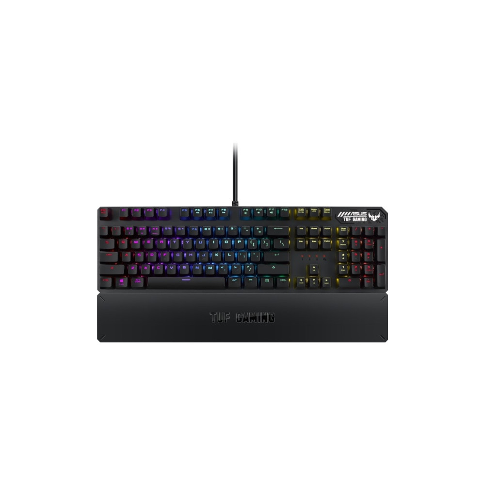 Produktbild för ASUS TUF Gaming K3 - tangentbord - amerikansk - grå kanonmetall Inmatningsenhet