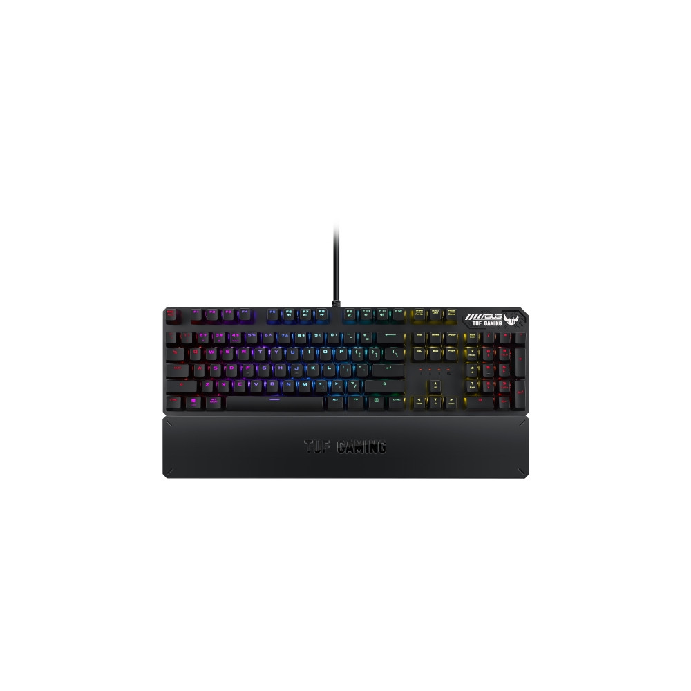 Produktbild för ASUS TUF Gaming K3 - tangentbord - amerikansk - grå kanonmetall Inmatningsenhet