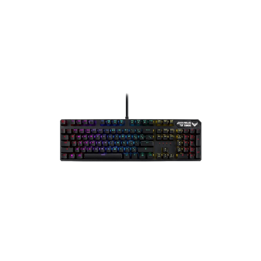 Produktbild för ASUS TUF Gaming K3 - tangentbord - amerikansk - grå kanonmetall Inmatningsenhet