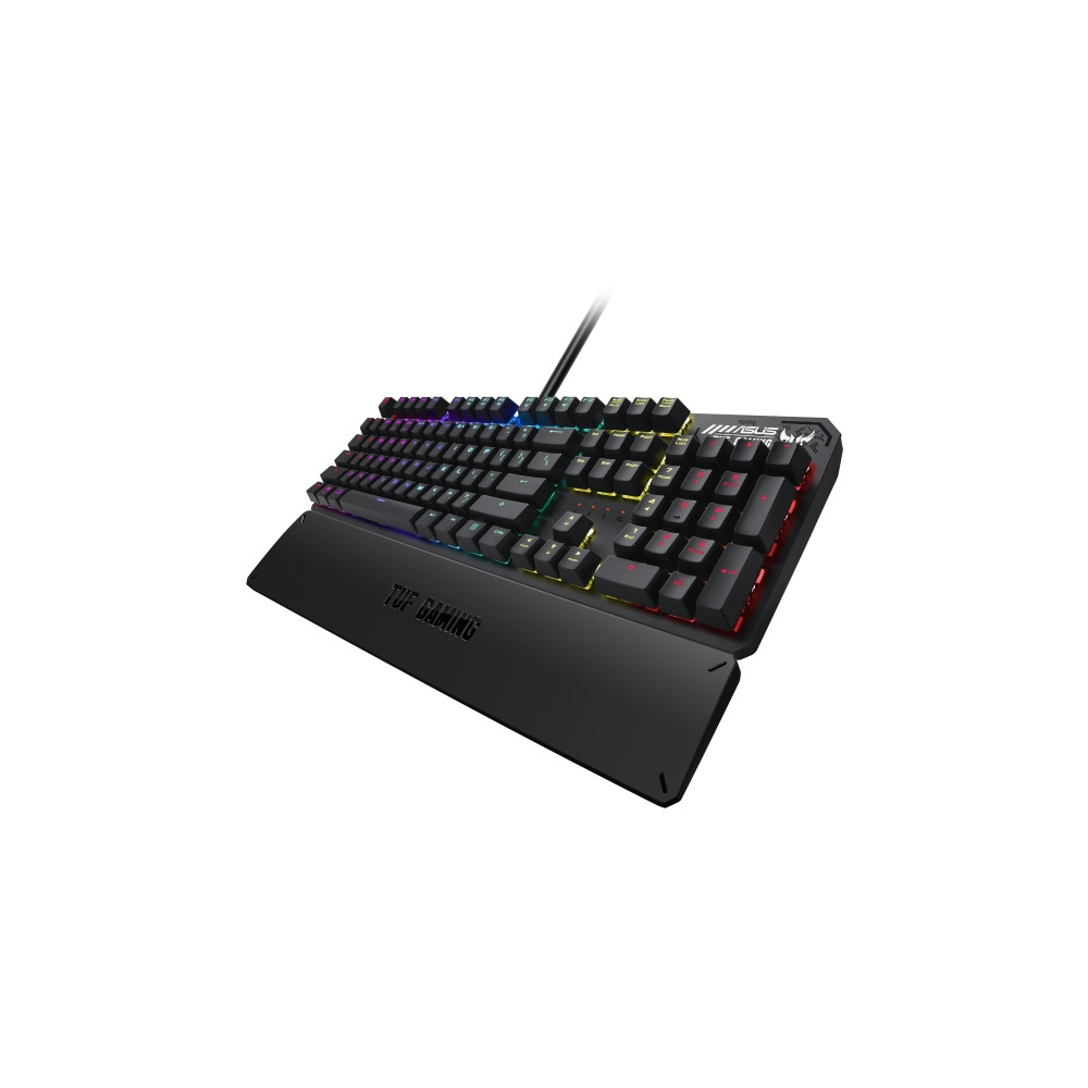 Produktbild för ASUS TUF Gaming K3 - tangentbord - amerikansk - grå kanonmetall Inmatningsenhet