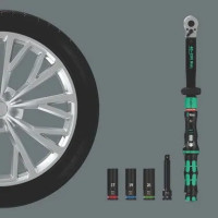 Produktbild för Wera Click-Torque Lock C 3 hjulbytessats för bilar med momen...