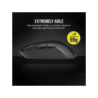 Produktbild för CORSAIR Gaming KATAR ELITE - mus - USB-C, Bluetooth, 2.4 GHz