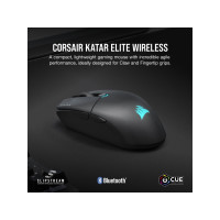 Produktbild för CORSAIR Gaming KATAR ELITE - mus - USB-C, Bluetooth, 2.4 GHz