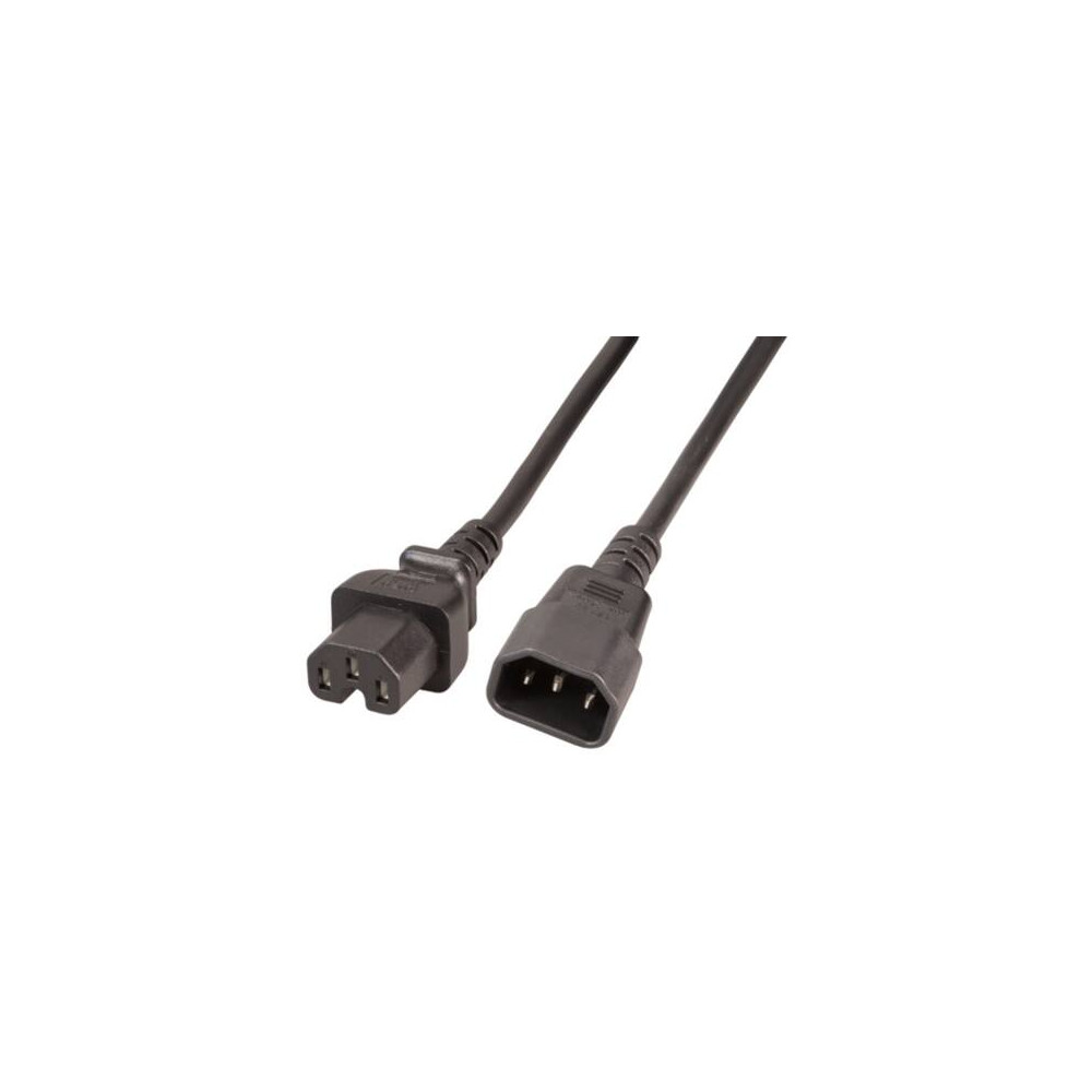 Produktbild för EFB-Elektronik - förlängningskabel för ström - IEC 60320 C14 till IEC 60320 C15 - 3 m