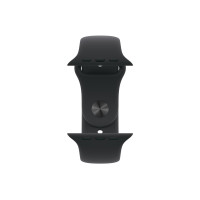 Produktbild för Apple Watch Series 11 (GPS + Cellular) - skiffer titan - smart klocka med sportband - svart - 64 GB