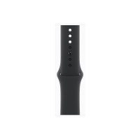 Produktbild för Apple Watch Series 11 (GPS + Cellular) - skiffer titan - smart klocka med sportband - svart - 64 GB