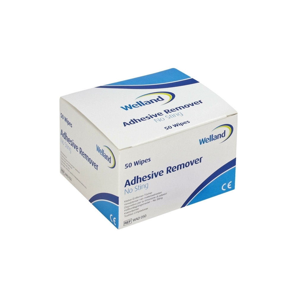 Produktbild för Adhesive remover servett, Welland, 15x7,5cm, 1,95 ml, siliko...