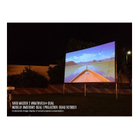 Produktbild för Elite Screens Yard Master 2 Series OMS135H2 - projektionsskärm med ben - 135" (343 cm)