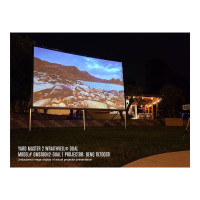 Produktbild för Elite Screens Yard Master 2 Series OMS135H2 - projektionsskärm med ben - 135" (343 cm)