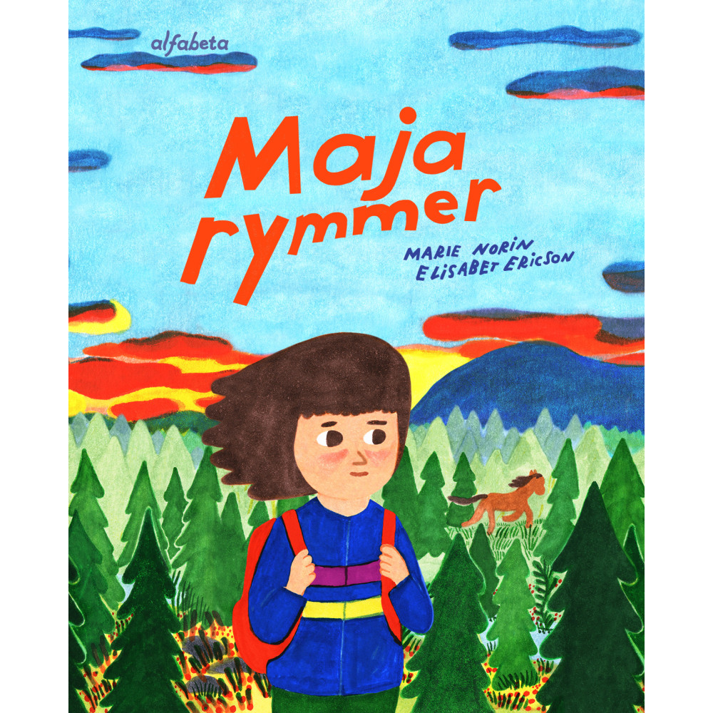 Produktbild för Maja rymmer (inbunden)