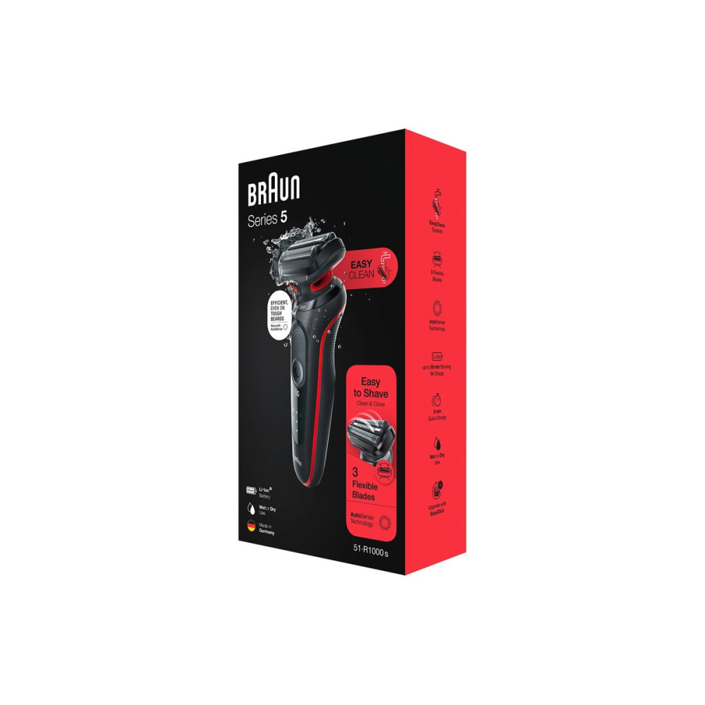 Produktbild för Braun Series 5 Braun Series 5 - rakapparat - röd