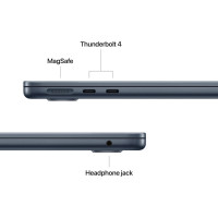 Produktbild för Apple MacBook Air (2026) Midnatt Apple M5 10/8 16GB 512GB 13.6"