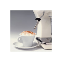 Produktbild för Ariete Vintage 1389 - kaffemaskin med mjölkskummare - 15 bar - beige