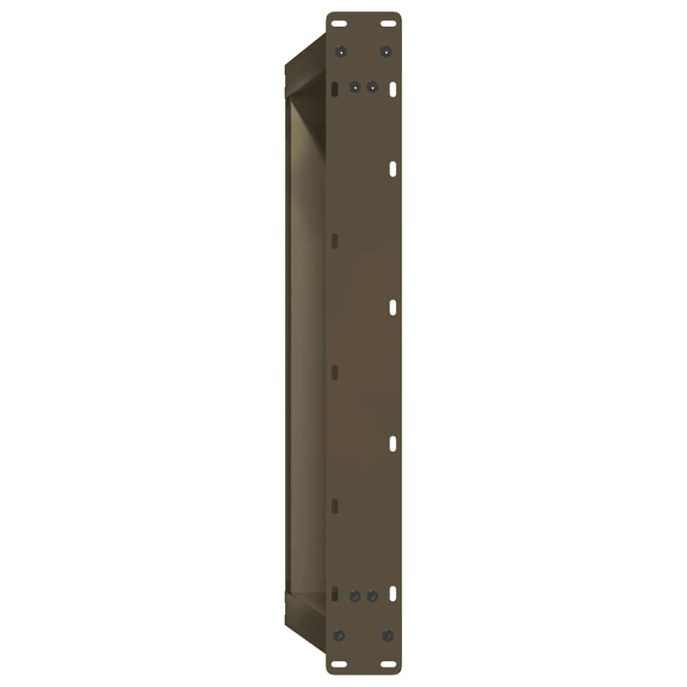 Produktbild för Soffbordsben U-formade 2 st naturstål 70x(30-31) cm stål