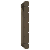 Produktbild för Soffbordsben U-formade 2 st naturstål 70x(30-31) cm stål