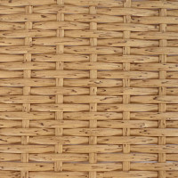Produktbild för Utomhusbord Naturfärg 80 x 40 x 40 cm Stål och poly rattan