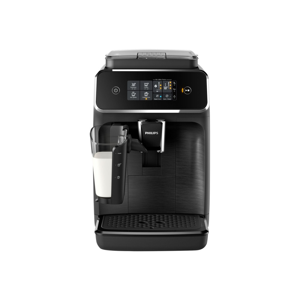 Produktbild för Philips Series 2200 EP2230 - automatisk kaffekokare med mjölkskummare - 15 bar - mattsvart