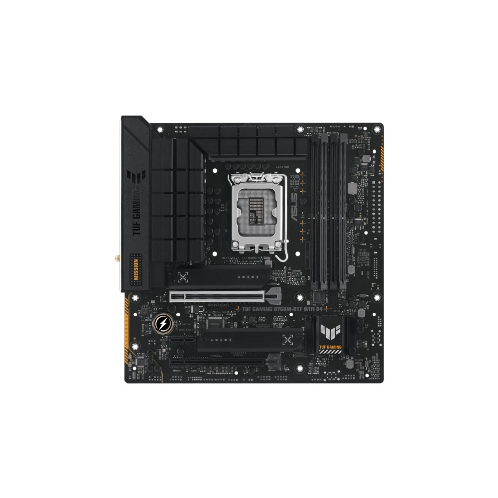 Produktbild för ASUS TUF GAMING B760M-BTF WIFI D4 - moderkort - micro ATX - LGA1700-uttag - B760