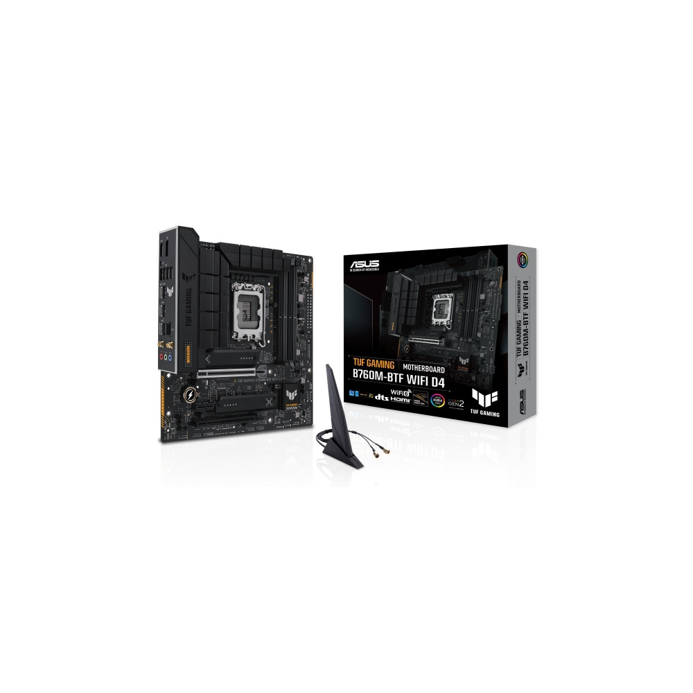 Produktbild för ASUS TUF GAMING B760M-BTF WIFI D4 - moderkort - micro ATX - LGA1700-uttag - B760