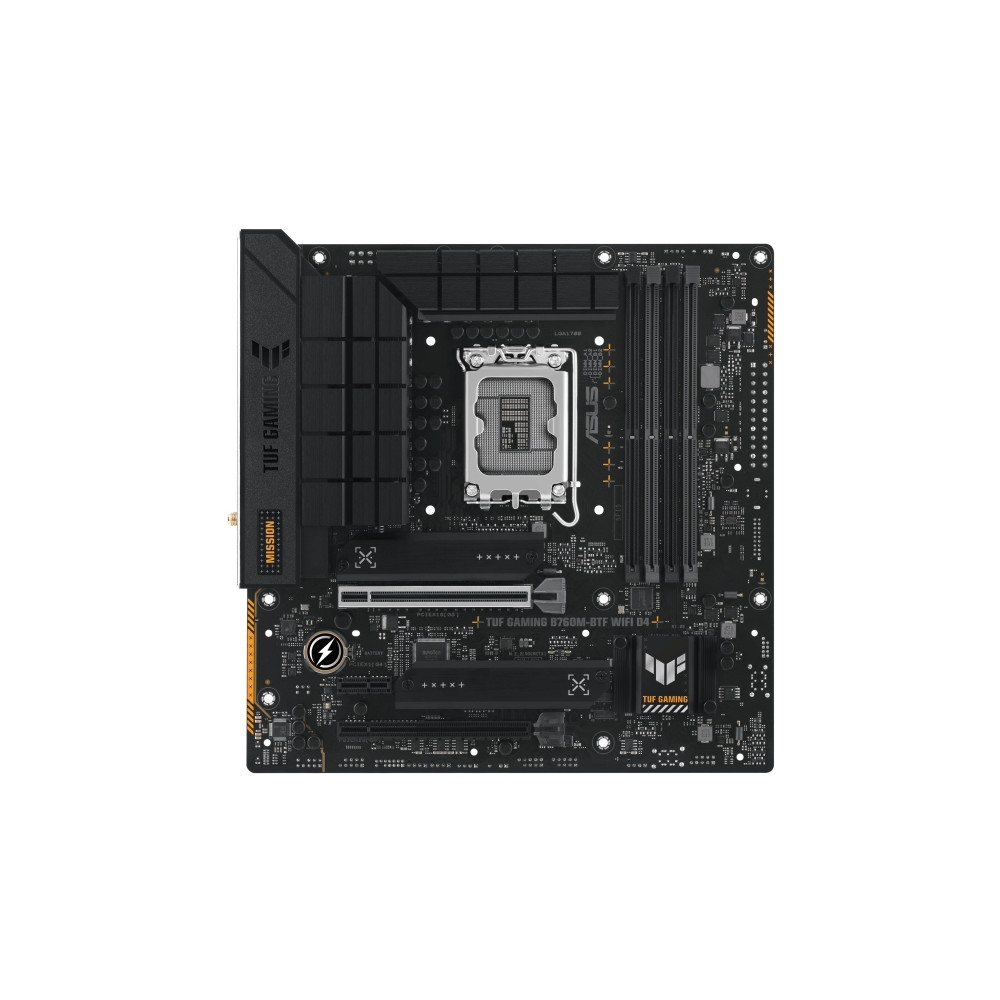 Produktbild för ASUS TUF GAMING B760M-BTF WIFI D4 - moderkort - micro ATX - LGA1700-uttag - B760