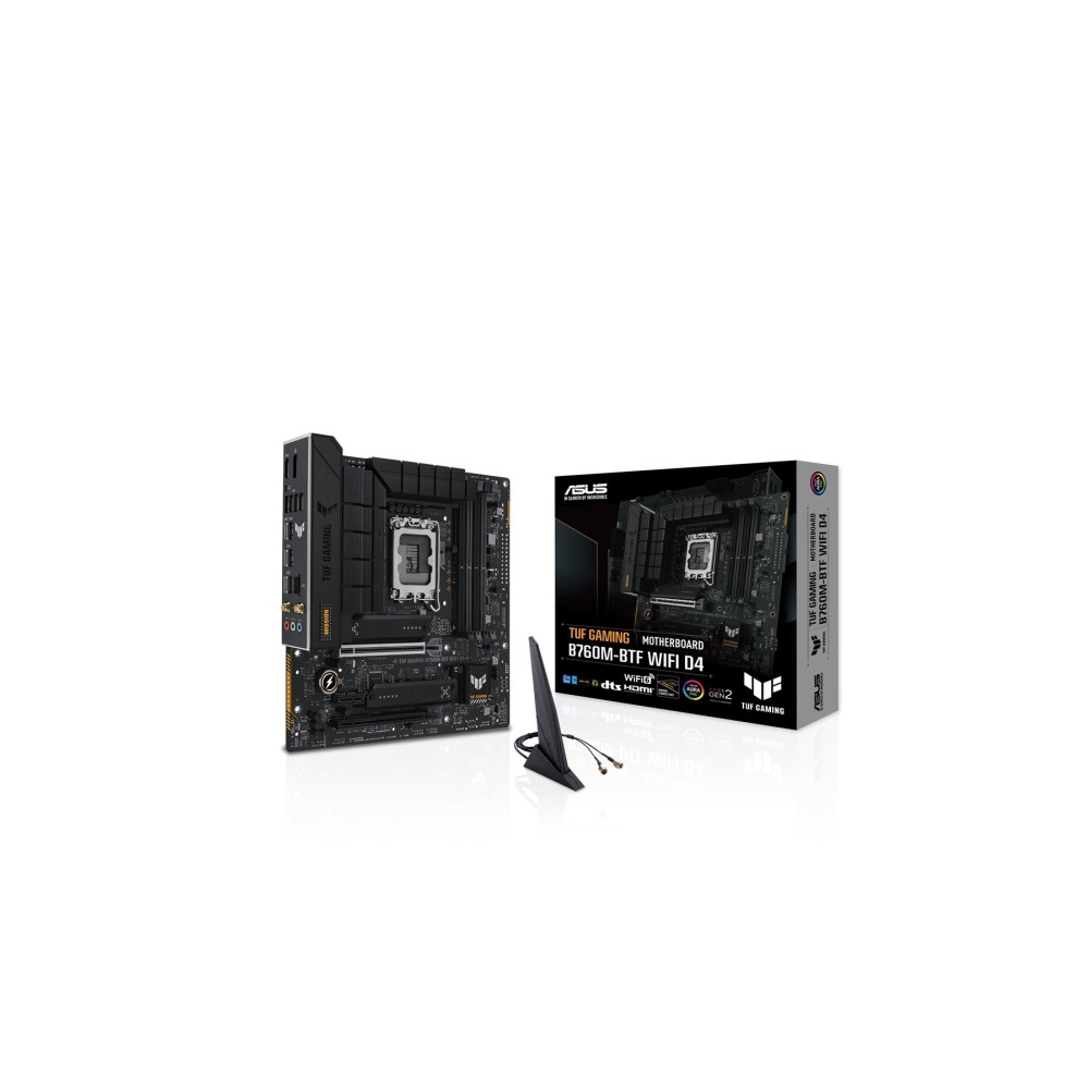 Produktbild för ASUS TUF GAMING B760M-BTF WIFI D4 - moderkort - micro ATX - LGA1700-uttag - B760
