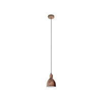 Produktbild för Eglo Priddy 1 - hängande lampa - E27 - Antik, koppar