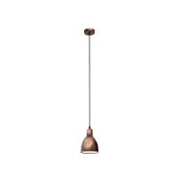 Produktbild för Eglo Priddy 1 - hängande lampa - E27 - Antik, koppar
