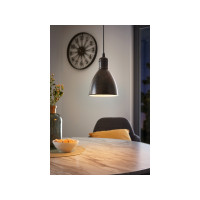 Produktbild för Eglo Priddy 1 - hängande lampa - E27 - Antik, koppar