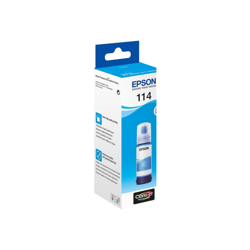 Produktbild för Epson 114 - cyan - original - påfyllnadsbläck