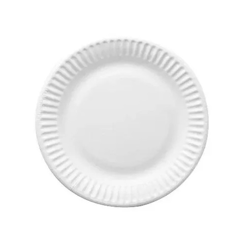 Multi Papperstallrik rund Ø23 cm FSC-märkt biobelagd vit, 100 st/p...
