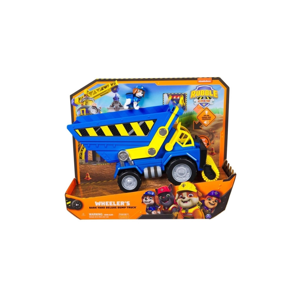 Produktbild för Rubble & Crew Bark Yard Deluxe Dump Truck, Dumper, 3 År, Pla...